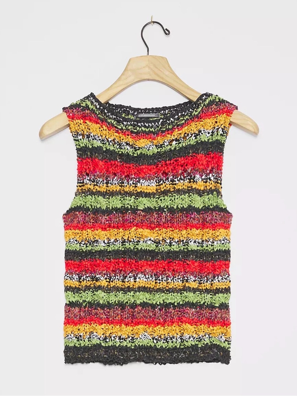 Anthropologie “Audra” Open Knit Sweater Tank – Size Small